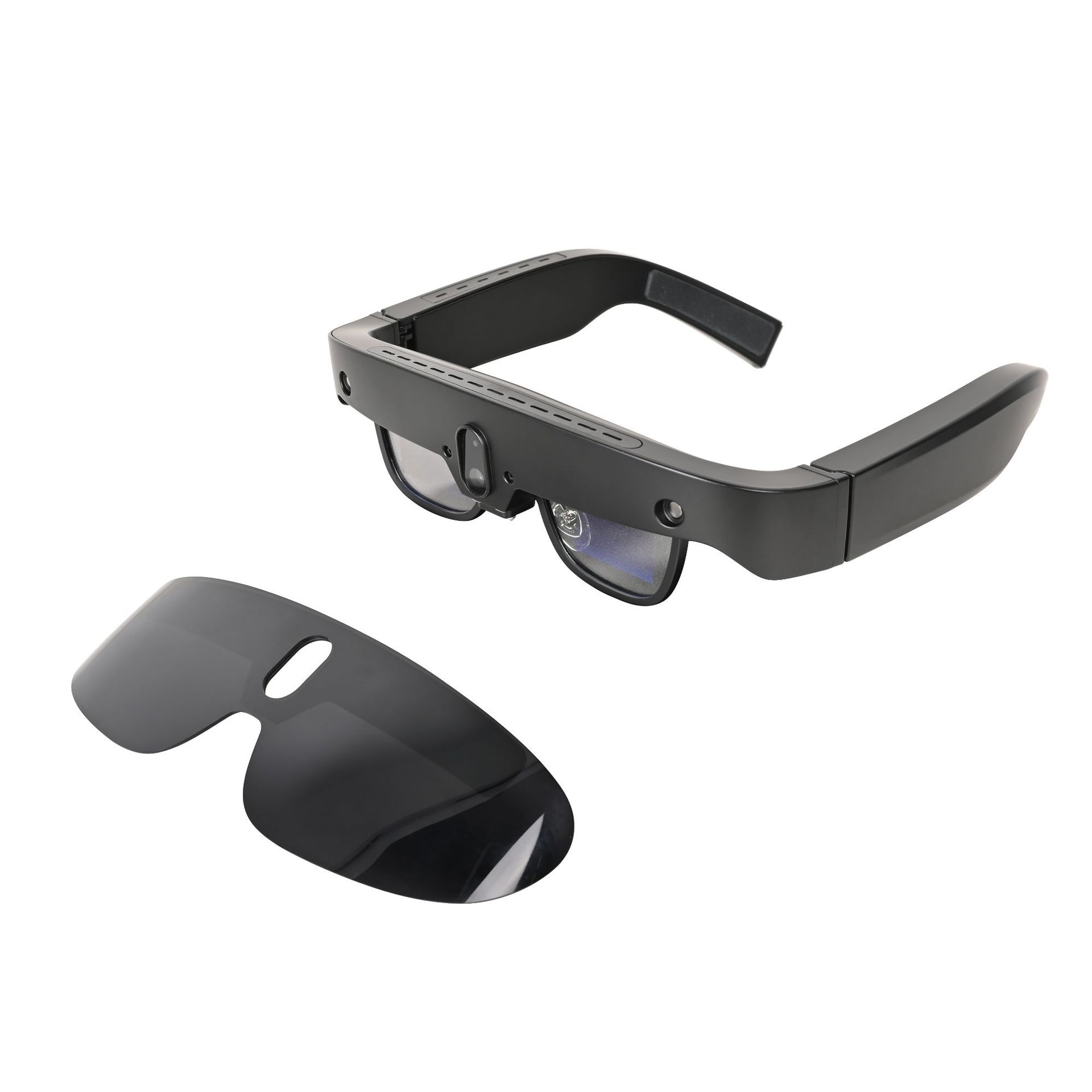 AI+AR运程协作设备维修与检修智能眼镜人脸自动识别车牌识别